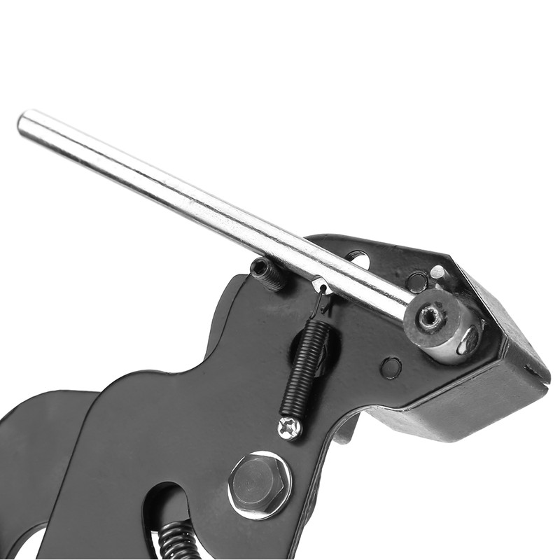 Black Cable Tie Gun Stainless Steel Ties Automatic Tensioner Cutter