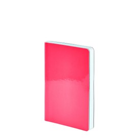 nuuna Notebook A6 | Candy S - Neon Pink | Dotted Journal | 2.5 mm Dot Grid | 176 Numbered Pages | 120 g Premium Paper | Glossy | Sustainably Produced in Germany