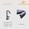 Premium White Sash Fold Seal for Wooden Windows - 5