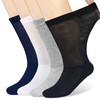 LIFPAU Non-Binding Top Diabetic Socks Loose Fit Cushioned Thickened Warm