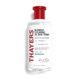 Thayers Blemish Clearing Salicylic Acid Toner, Acne Treatment Face Toner with 2% Salicylic Acid, Soothing and Non-Stripping Skin Care, 12 Fl Oz