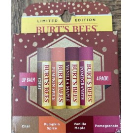 Burt's Bees Burt’s Bees Lip Balm-1pk of 4 Limited Edition-Brand New-SHIPS N 24 HOURS