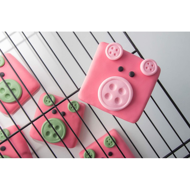 Fox Run 3609 Square Cookie Cutter Set, Stainless Steel, 6-Piece