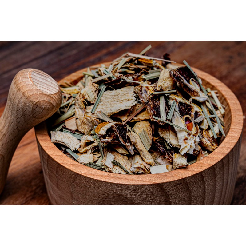 Lemongrass & Ginger Tea with Licorice – Herbal Digestive &