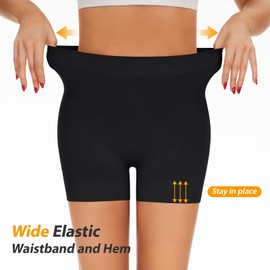 BESTENA Seamless Smooth Boyshorts Panties Slip Shorts for Under Dress Slimming Shapewear Shorts, 3pack White+nude+black#02, XL