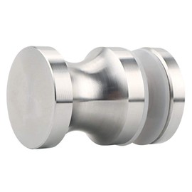Alise Shower Door Handle, Sliding Shower Doors Knob, Heavy Duty Solid SUS304 Stainless Steel Knobs, One Sided Pull Hardware Replacement Parts for Bathroom Glass Doors, Brushed Nickel