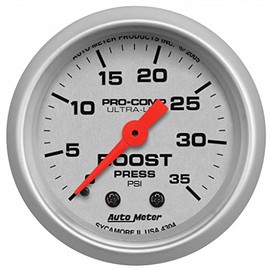AutoMeter Boost Gauge Ultra-Lite 52mm 35 PSI Mechanical