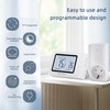 Heating controller for DIY installations, plug thermostat, set on heating