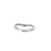 Muses Art Design Birthstone Eternity Band Ring Wave Style (Channel