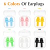 6 Pairs Small Ear Plugs for Sleeping, Soft Earplugs