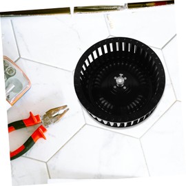 Operitacx Fan Wheel for Cooker Hood Motor Replacement Brushless Extractor Hood Cooker Hood General Extractor Fan Cooker Hood General Windmill Iron Black