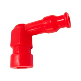 cyclingcolors Spark plug plug for spark plug, moped motorcycle, combine harvester, plug tractor, lawn mower, red