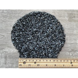 Snowflake Obsidian Chips – Natural Mini Snowflake Obsidian Stones, Crushed Undrilled Snowflake Obsidian, Semi-Tumbled Genuine Snowflake Obsidian (1/8 lb)
