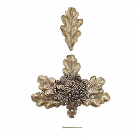 GTK Offer Oak Leaves Cover Sheet with Wedge Head Decoration for Wedger Gewaff Trophies 2 Pieces Large