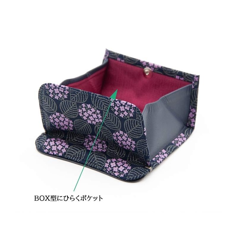 Inden-Ya Inden Misono Hydrangea Purple Flower Traditional Craft Koshu Inden