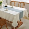 JIALE Tablecloths for Rectangle Tables,Cotton Linen Table Cloth Waterproof Tablecloth