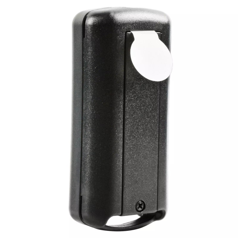 NAR Black 3-Button Garage Door Remote Opener with Flashlight for