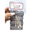 ALAZCO 8 pc Vintage Style Hair Rollers XLarge BRUSH ROLLERS