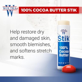 Woltra Stik 100% Cocoa Butter, 1-Ounce (Pack of 6)