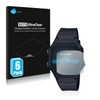 Savvies 6 Pack Screen Protector compatible with Casio Unisex A168WA-1YES