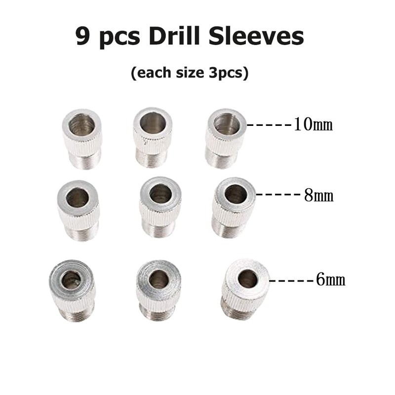 ANPTGHT Self Centering Doweling Jig Woodworking Joinery Hole Drill Guide