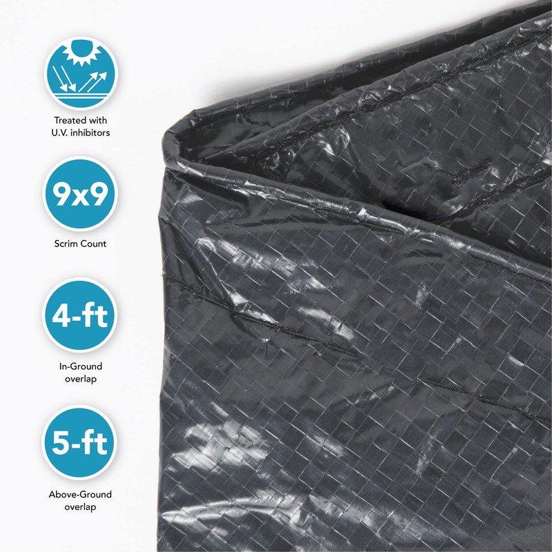 Blue Wave Arctic Armor 10-Year 25x50-ft Rectangle In-Ground Winter Pool