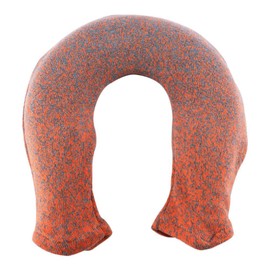 Neck Hot Water Bottle with Knitted Cover Pixel Orange