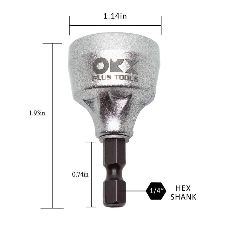 ORX PLUS TOOLS Deburring External Chamfer Tool, with HSS Blade,