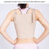 Chest Support Brace Widen Fixation Adhesive Adjustable Shoulder Strap Breathable