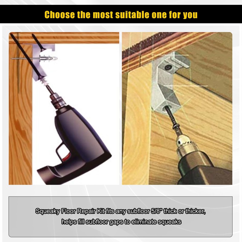 CNQLIS Squeaky Floor Repair Kit,Repair Kit Can be Safely Used