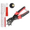 Manual Belt Punch Pliers Round Hole Multifunctional Revolving Hand Punch
