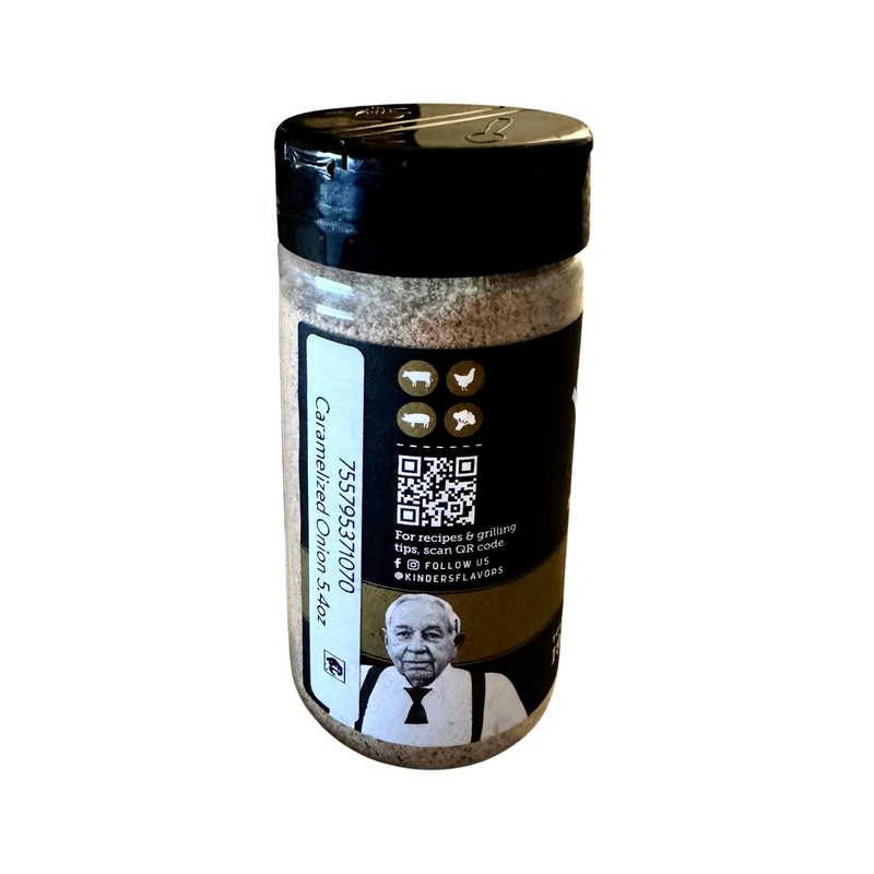 KINDER'S Caramelized Onion Burger Seasoning Blend, 5.4 oz, Elevates Burgers
