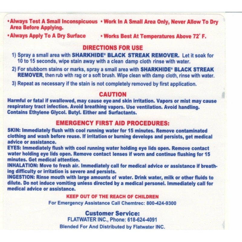 SHARKHIDE Black Streak Remover 1 Gallon