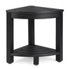 Apolimi HDPE Corner Shower Stool,Shower Bench Seat with Storage Shelf