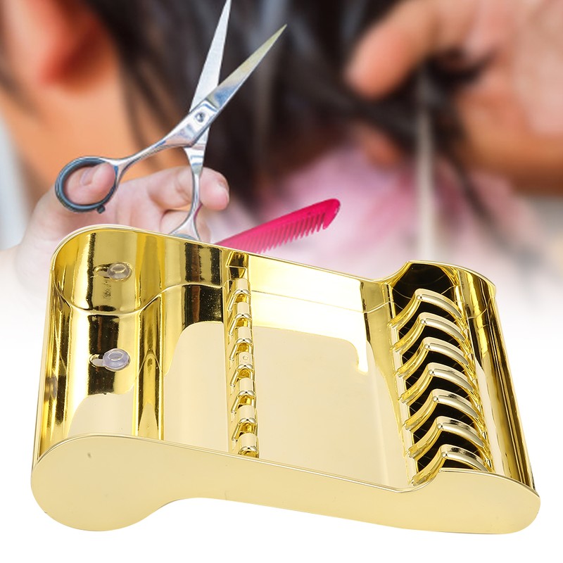 Professional Hair Scissor Storage Rack Holder Barber Shop Shears Organizer