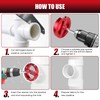 PVC Pipe Reamer Kit, Plastic Pipe Fitting Reamer Tool for