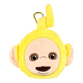 Tees Factory Teletubbies TT-5541827LL Plush Toy with Carabiner Fastener Mascot Lala H 3.9 x W 3.8 x D 2.6 inches (10 x 9.6 x 6.5 cm)