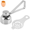 SHIDOW Egg Cracker Topper Set, Soft Hard Boiled Eggs, Egg