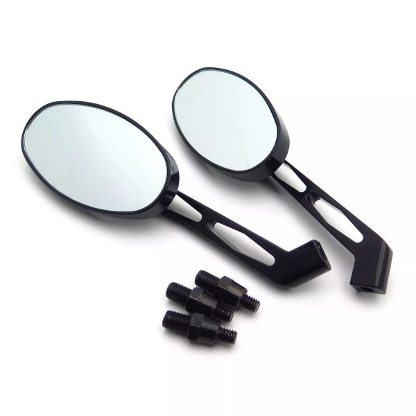 HTTMT Black Oval Diamond Stem For all Year Harley Touring