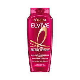L'Oréal Paris Elvive Colour Protect Shampoo, with Pure Vitamin Cg and UV filters, for Coloured & Highlighted Hair, Suitable for all hair textures, 250ml