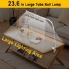 CGBE Nail Light for Desk: 360° Adjustable Nail Lamp for