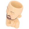 Face Planter Pot with Drainage Hole Man Face Flower Pot