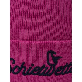 SCHIETWETTER Unisex Knitted Winter Hat, fuchsia, Unit size
