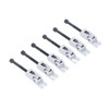 6PCS Metal Guitar Tremolo Saddles Double Locking System String Saddle