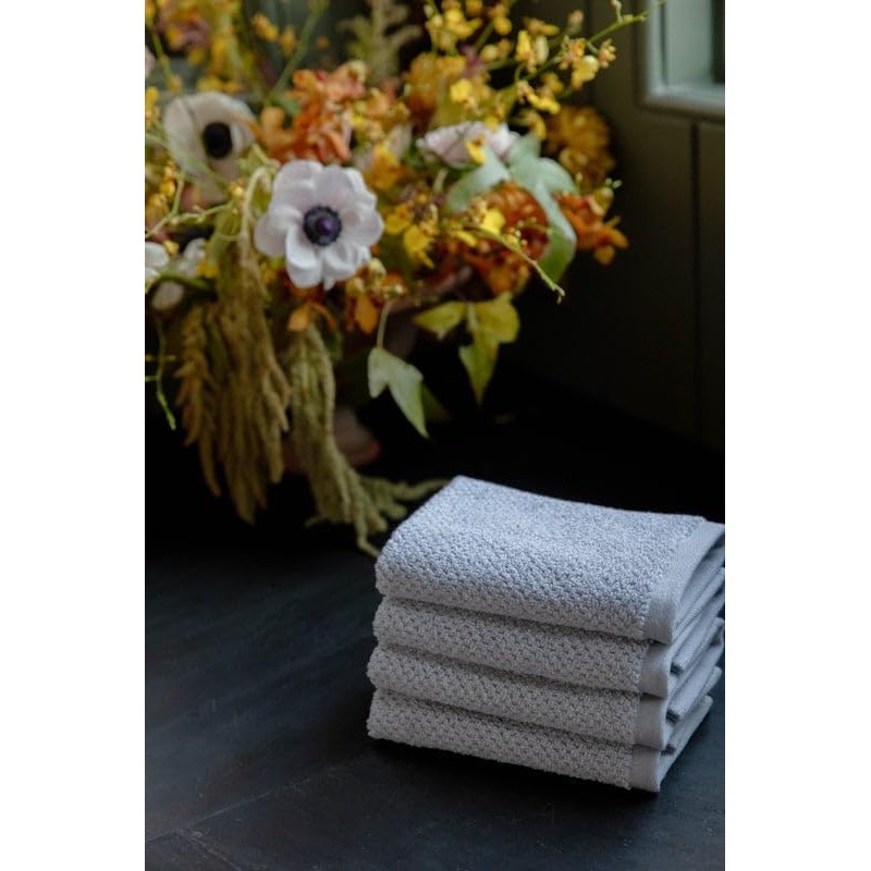 Cozy Earth Heathered Harbor Mist Washcloth