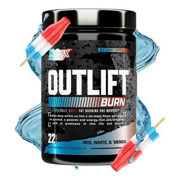 Nutrex Research Aminoácidos Pre Entreno Outlift Burn Nutrex 22 Serv