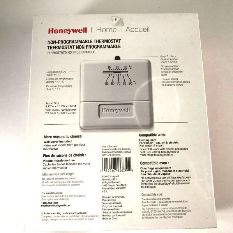 Honeywell Economy Heat Only Non-Programmab