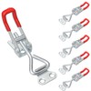 6 PCS Heavy Duty Metal Toggle Latches – Adjustable Spring