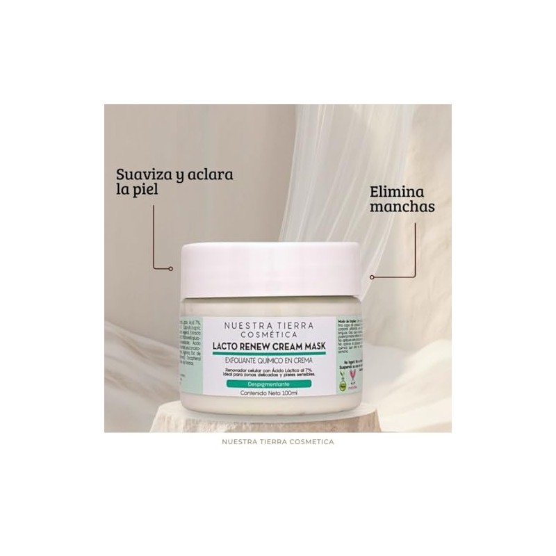 Lacto Renew Cream Mask Exfoliante Despigmentante