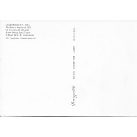 Pomegranate The Seine at Argenteuil, 1872, Claude Monet (French, 1840-1926) --New POSTCARD